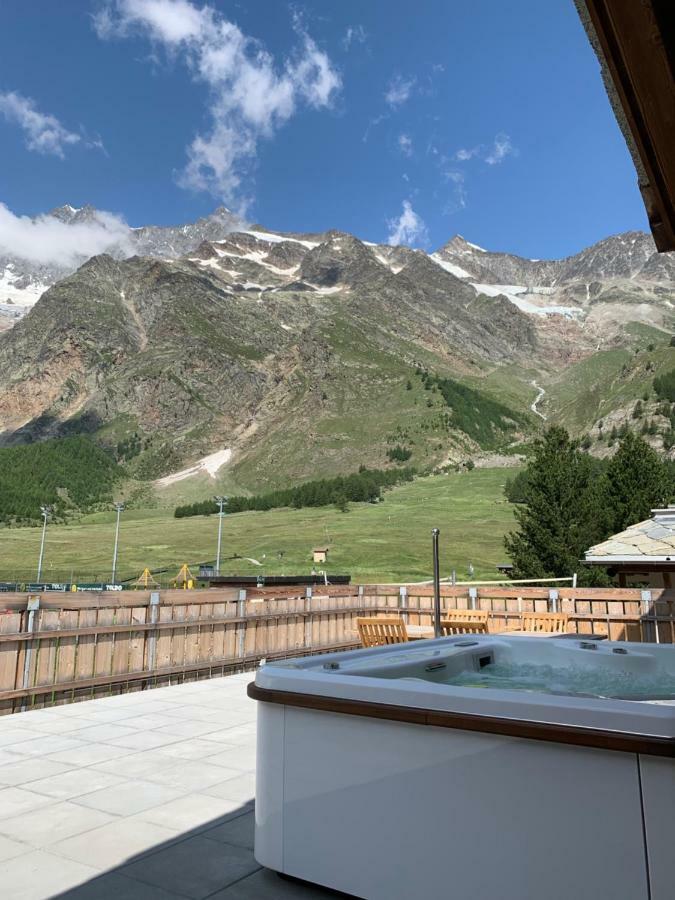 Palace Luxury Wellness Apartment And Boutique Hotel Ski-In-Out Saas-Fee Esterno foto