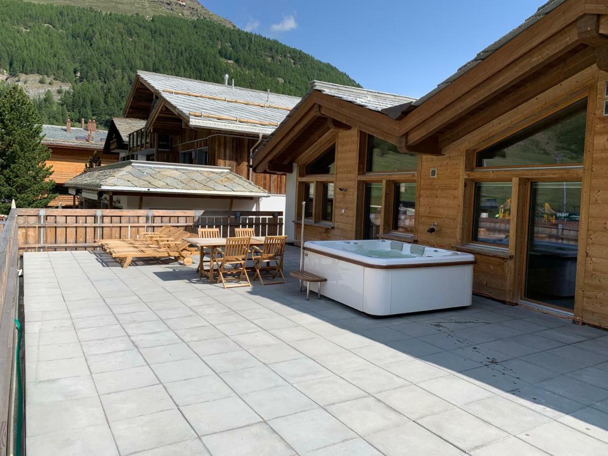 Palace Luxury Wellness Apartment And Boutique Hotel Ski-In-Out Saas-Fee Esterno foto